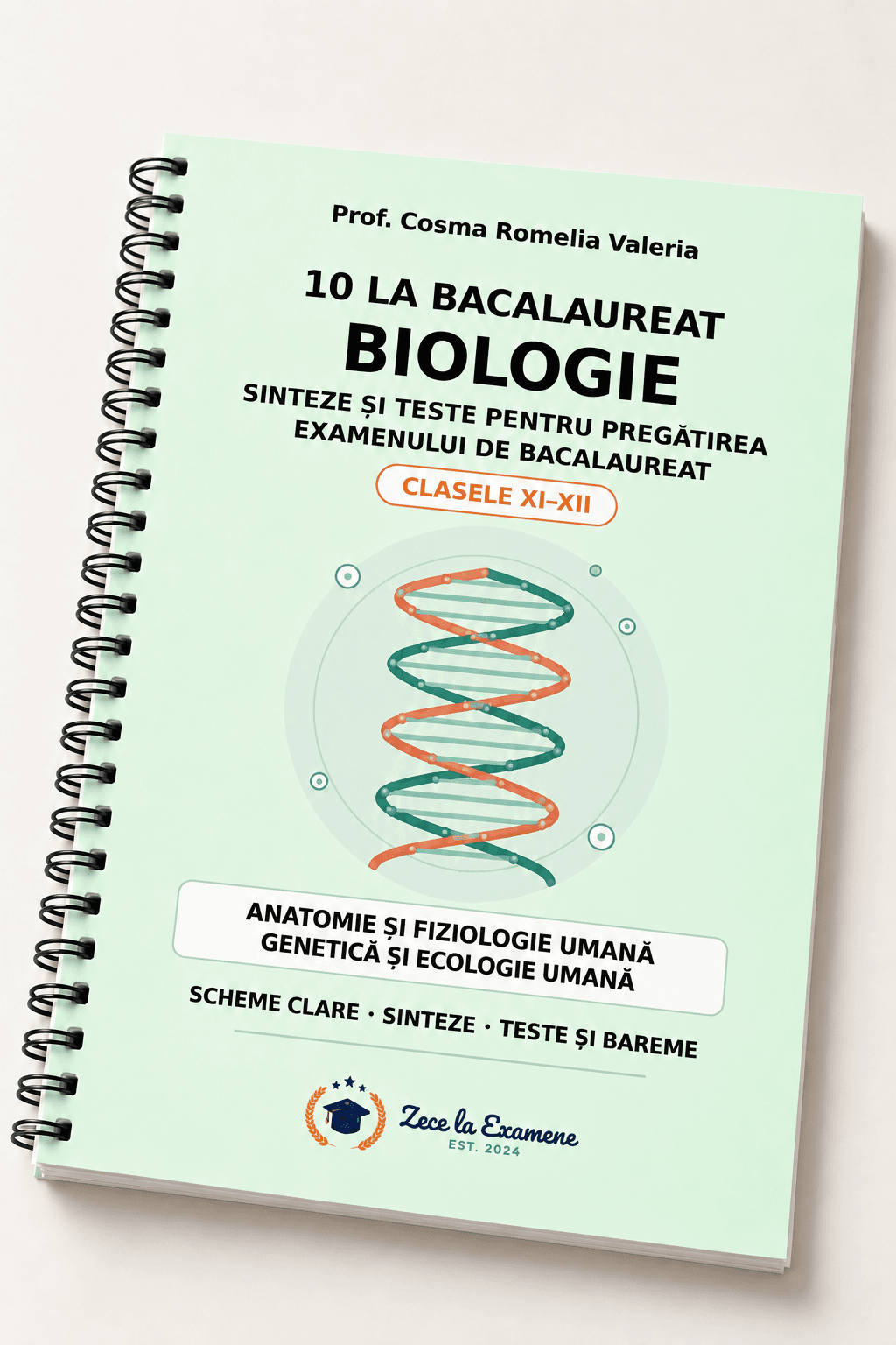 "Zece la Bacalaureat" - Biologie | Sinteze si teste pentru pregatirea Examenului de Bacalaureat